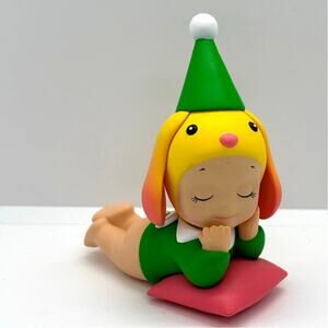Authentic Sonny Angel Lop Ear Rabbit Mini Figure, Santa's Little Helper - NEW